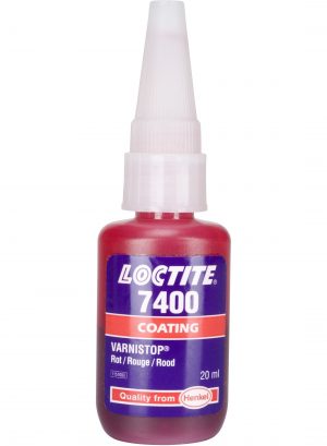 Loctite 7400 visuel sikringslak, RØD, 20ml